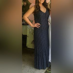 Abercrombie & Fitch blue maxi dress